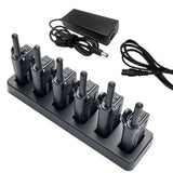 Desktop 6 Way Charger for Kenwood PKT-23 ProTalk LT radios