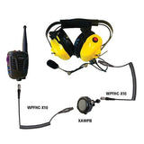 WPSHD-F/WPFHC-X10 Noise canceling, heavy duty, hearing protection headsets FLX2 compatible