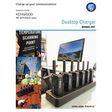 Desktop 6 Way Charger for Kenwood PKT-23 ProTalk LT radios