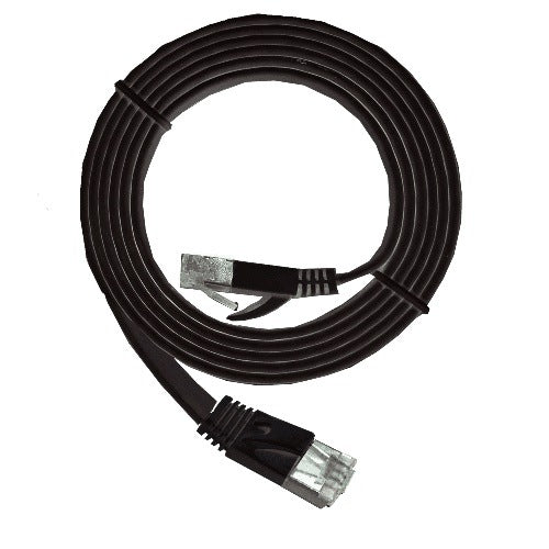 XIC-1.5 Shielded Cat 5 cable, 1.5m, Black, M-M.